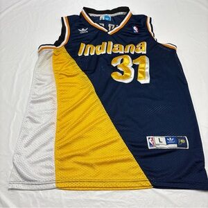 Vintage ADIDAS Reggie Miller #31 Indiana Pacers  Basketball Jersey Men’s Large